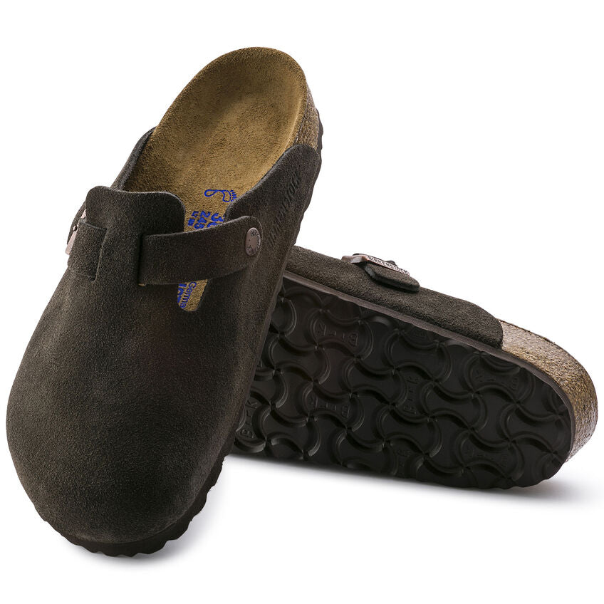 Boston Weichbettung (Unisex) - Mokka Veloursleder