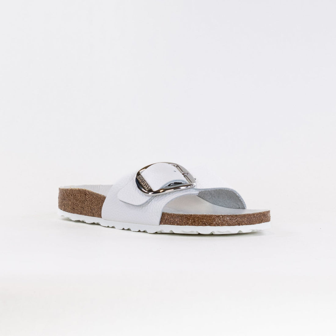 Madrid Big Buckle (Damen) - Weißes Leder